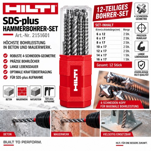 Hilti sds plus - drill, set