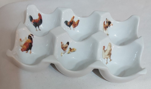 Ceramic egg tray eggs - tray,
