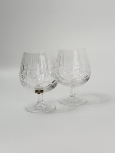 Pair vintage edinburgh crystal - edinburgh,