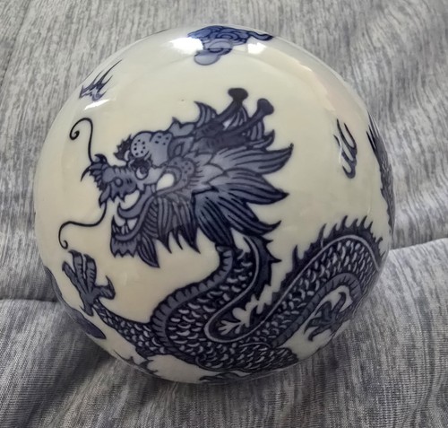 Rare large blue - blue, white