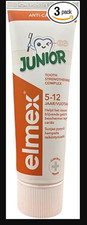 3 x Elmex Junior Toothpaste for children / kids 5-12 years