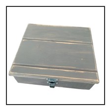 Tool box with hinged - , lid