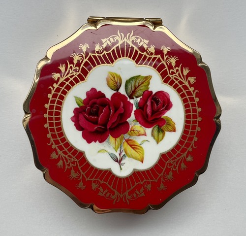 Vintage stratton trinket box - vintage,