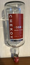 Empty Chekov Charcoal Filtered Triple Distilled Vodka New label Optic Bottle 