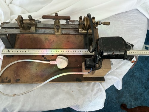 Vintage steel and brass - brass, lathe