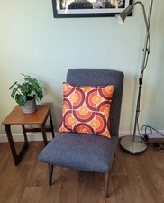 Vintage MCM Parker Knoll PK945/7 Mk2 cocktail chair. Fully restored - re-upholst