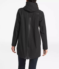 THE NORTH FACE Apex Flex GTX Gore-Tex Trench-Hood-All Weather Proof-Black-Size L