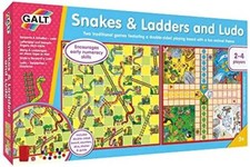 Galt Toys, Snakes & Ladders and Ludo, Classic Board Game, Ages 3 Years Plus, 2-