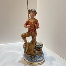 Capodimonte Statue Signed