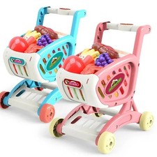 Shopping Trolley Toy Cart Play