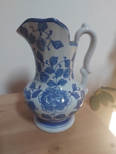 Vintage ceramic pitcher jug - pitcher,