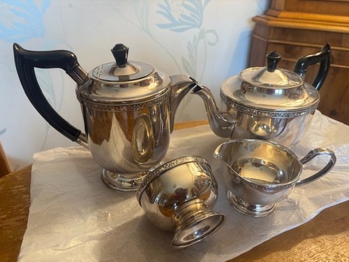 Viners alpha silver plate - plate, 4