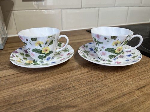 Country meadow teacups - 2, and