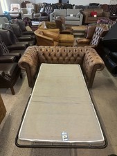 Chesterfield Tan Real Leather