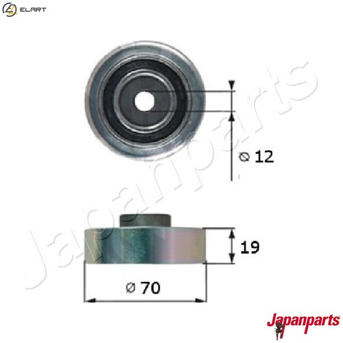 Deflectionguide pulley vribbed - deflectionguide,