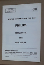Philips    G22C700/01 & G26C720/01  Colour Television  Service Informa tion