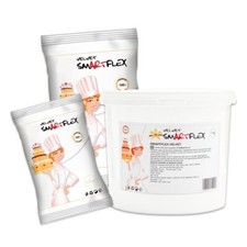 White smartflex velvet - white,