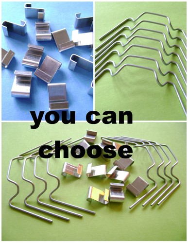 Greenhouse glazing glass - greenhouse, clips