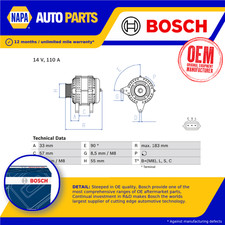 Alternator 0986082730 Bosch