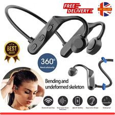 Bone Conduction Earphones Wireless Headset Sport Bluetooth Waterproof Headphones