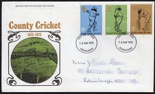 GB: Country Cricket, 1873-1973; First Day Cover (FDC)