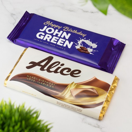 Personalised chocolate bar - personalised,