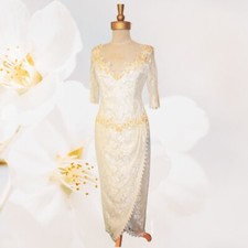 Vintage Bridal Gown 12 Airs