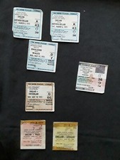  original England home ticket stubs 1962 to 1985  Senior  And  Schools Games Mix