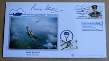 DOUGLAS BADER FOUNDATION 2001 BUCKINGHAM COVER SIGNED WW2 PILOT PADDY BARTHROPP