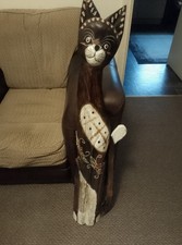 Very Large Hand Carved Wooden