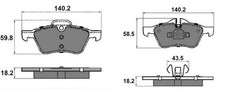 NAP Front Brake Pads for Mini