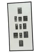 Vintage Male Gymnastic Pommel Horse Photo Art  Framed