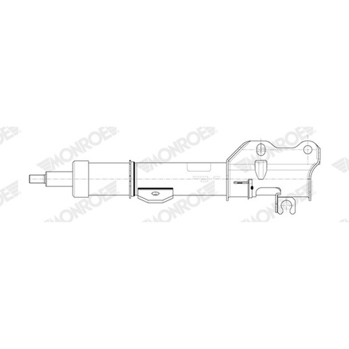 Shock absorber for mercedes - 1x,