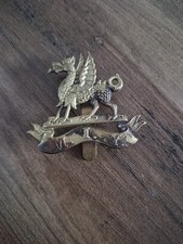 MONTGOMERYSHIRE IMPERIAL YEOMANRY.BRASS ARMY CAP BADGE