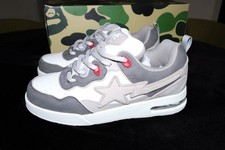 BAPE Flip Sta Grey White Red