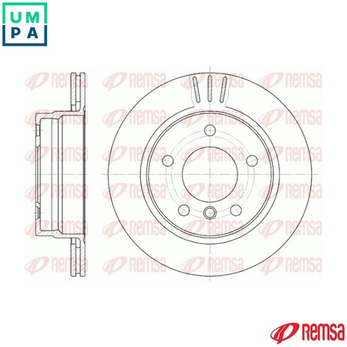 Brake disc 6458 for - 6458.10, bmw