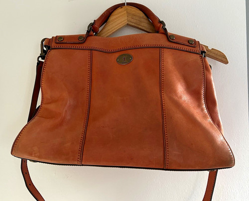 Fossil vintage brown leather - vintage,