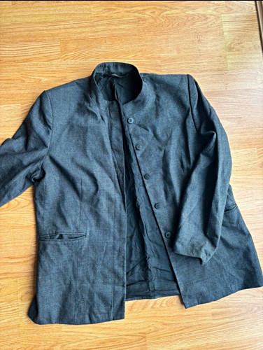 Marks spencer grey linen - &,