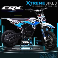 Xtreme Bikes 2025 XTM CRX 36V 790W Lithium Kids Electric Mini Dirt Bike Blue