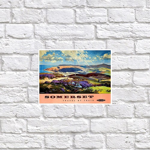 Somerset retro tin - metal, sign