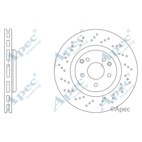 Brake discs vented grooved - brake,
