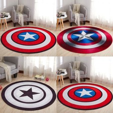 Round Captain America Shield