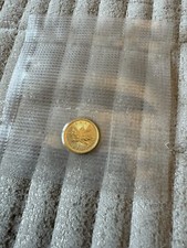 2024 24CT Canadian Maple Leaf Gold Coin 1-20oz W/ Coin Capsule