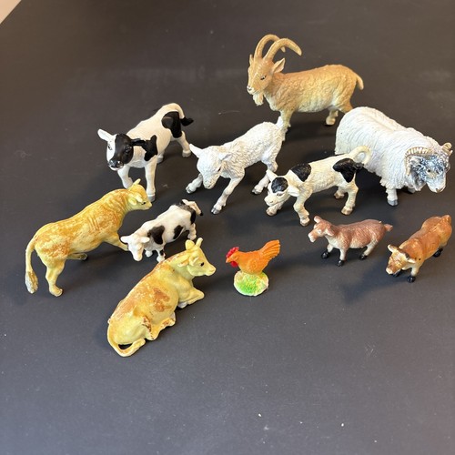 11pcs farm animals playset - 11pcs,