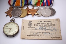 WW1 WW2 Royal Navy Medal Group J36295 J.W. Thorpe + LSGC, Watch, Docs