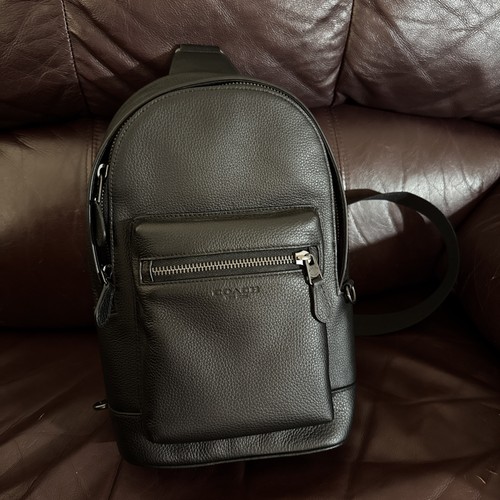 Coach pack sling bag - sling, black