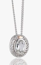 GENUINE CLOGAU LOOKING GLASS CRYSTAL NECKLACE