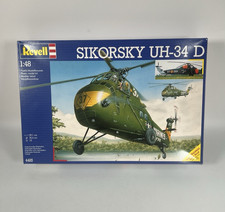 Revell 1:48 Sikorsky UH-34 D 4485 Plastic Model Kit Sealed Parts Boxed 1989