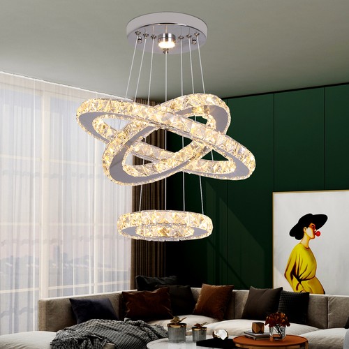Crystal chandelier ring - chandelier, 3-ring