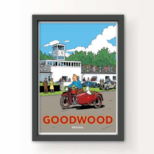 Tintin the goodwood revival - tintin,